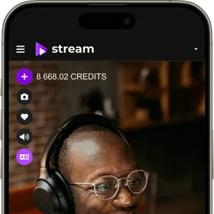 Private paid live broadcast on a mobile phone
